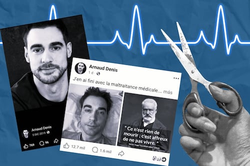 El actor Arnaud Denis recibe la eutanasia a los 43 años: ‘Se marchó aliviado, casi con una sonrisa’