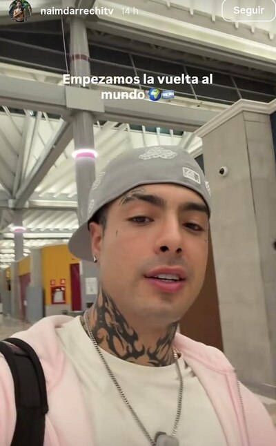 Naim Darrechi publicó diferentes videos y fotos luego de que se difundió públicamente la denuncia de la mamá de Abelito en su contra. (Foto: Captura)