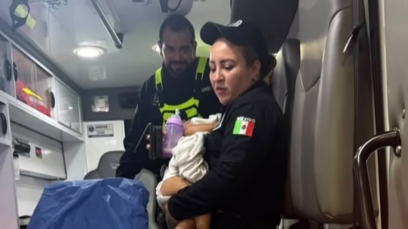 Policías hallan a bebé abandonado en cabaña de Sierra de Santiago en Nuevo León