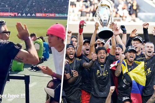 MLS: Así festejaron Jaime Camil y Justin Bieber el campeonato de Carlos Vela y Los Ángeles FC