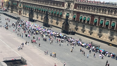 ARMY presente en Palacio Nacional. (Foto: Gobierno de México)