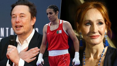 Elon Musk y J.K. Rowling aparecen en la demanda de Imane Khelif. (Foto: Bloomberg/AP)