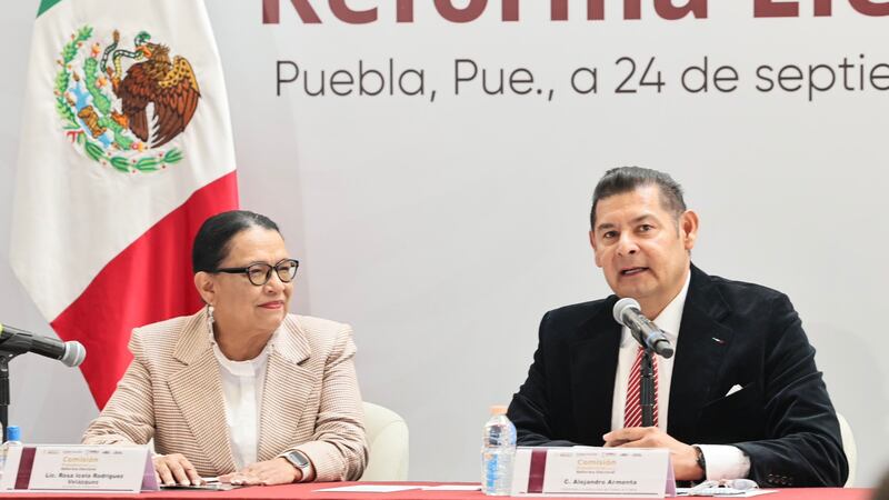Rosa Icela Rodríguez encabeza audiencia de Reforma Electoral en Puebla: ‘Tendremos buenos resultados’