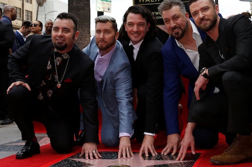 'NSync se vuelve a reunir para recibir estrella en paseo de Hollywood