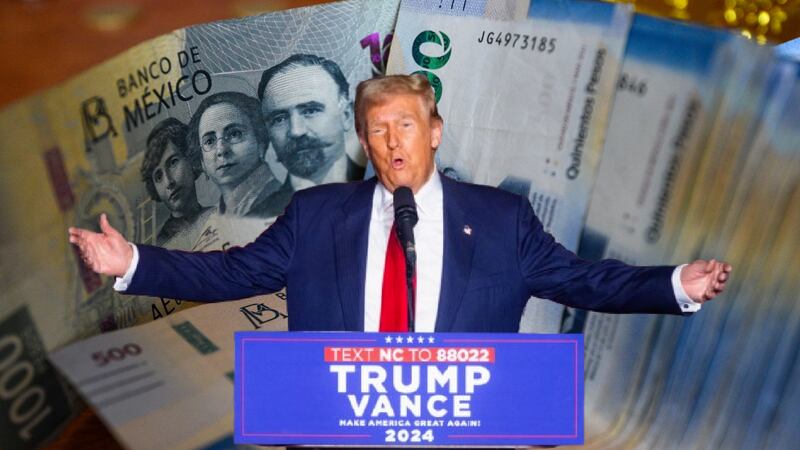 ‘Caída’ del peso mexicano continuará si gana Trump; estas serían sus complicaciones según Hacienda