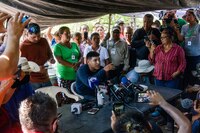 Mineros atrapados en Coahuila: Se indemnizará a familiares y se trabajará en rescate, dice AMLO