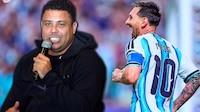 Ronaldo Nazario se rinde ante Messi: ‘A su edad yo pesaba 120 kilos y ya tenía 4 años retirado’