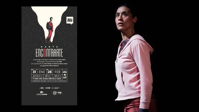 ‘Hasta encontrarte’: Propuesta teatral unipersonal de Vicky Araico regresa al Centro Cultural de la UNAM