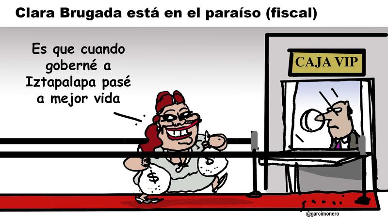 Clara Brugada está en el paraiso (fiscal)