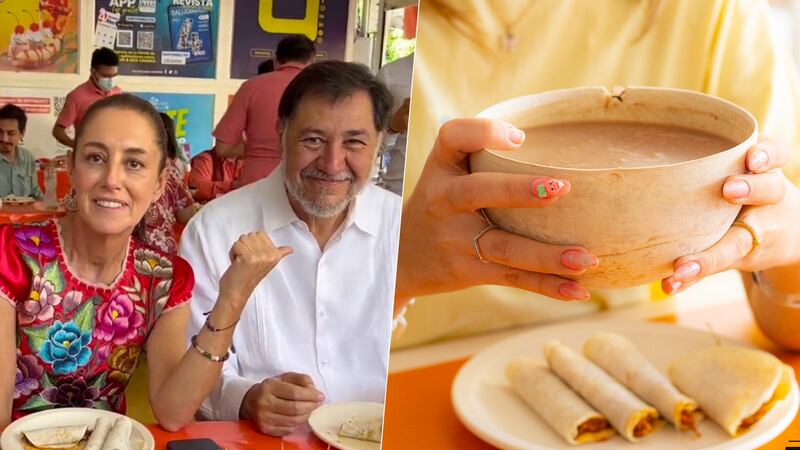 Así son los ‘Taquitos de la Comisión’, donde Claudia Sheinbaum comió cochito en Chiapas