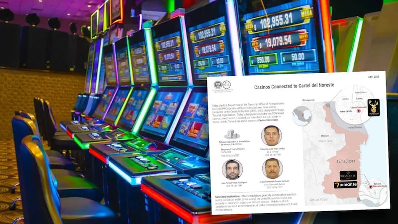 Casino Centenario: Así operaba la ‘mina de oro’ del Cártel del Noreste en Nuevo Laredo, según EU