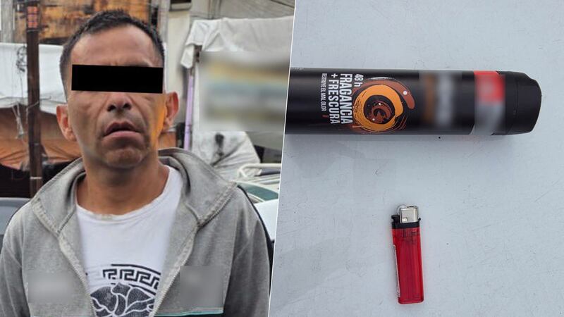 Discusión ‘se calienta’ en la Morelos: Detienen a hombre por ‘incendiar’ a otro con desodorante y encendedor