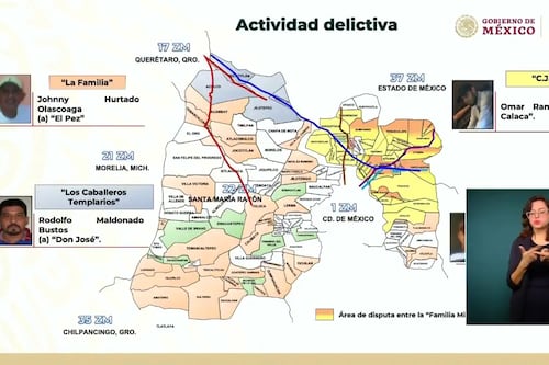 Seis grupos delincuenciales operan en la Zona Metropolitana del Valle de México: Sedena