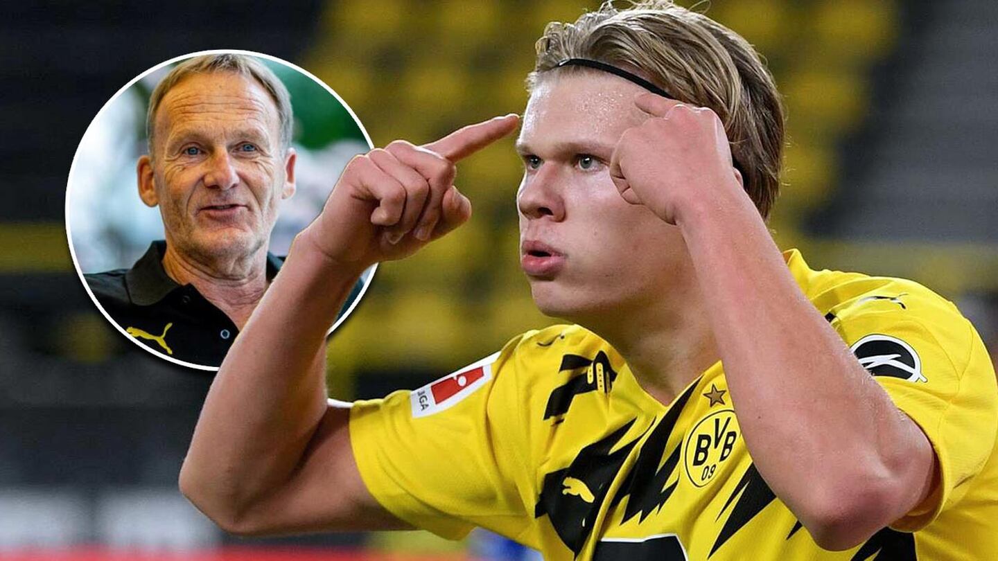 CEO del Borussia Dortmund le recomienda a Haaland 'que haga las cosas como Robert Lewandowski'
