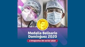 Senado otorga la Medalla Belisario Domínguez al sector salud por su labor contra COVID-19