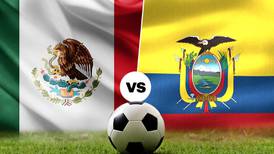 ¿Cuándo y dónde ver el partido amistoso entre México y Ecuador?