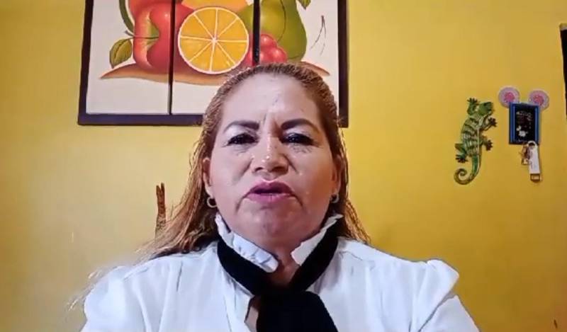 En la imagen, Cecilia Flores líder del colectivo Madres Buscadoras de Sonora.