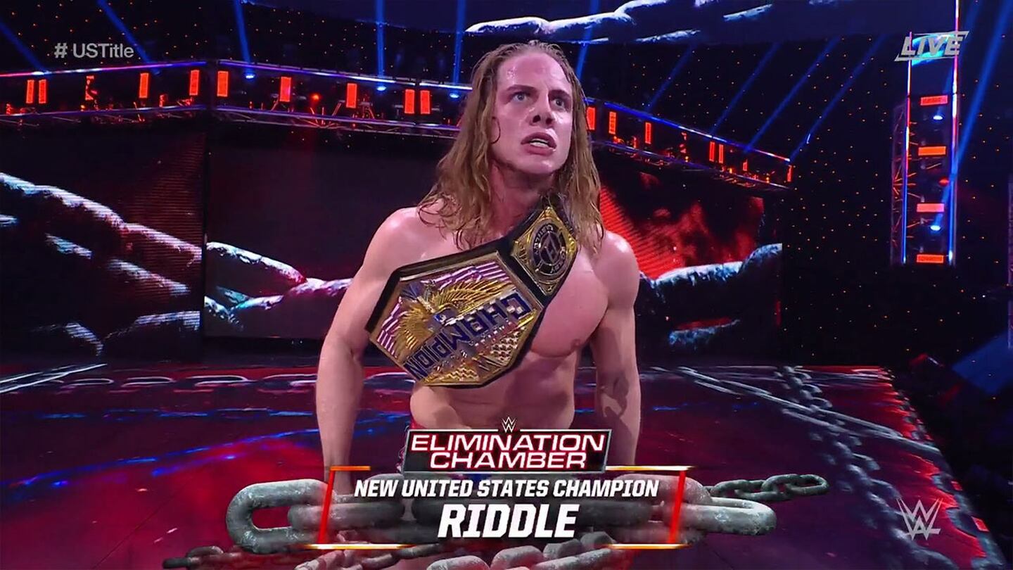 ¡Sorpresa en Elimination Chamber! Matt Riddle es el nuevo Campeón de los Estados Unidos