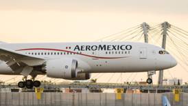 Transporte de pasajeros de Aeroméxico cae 2.6% en mayo
