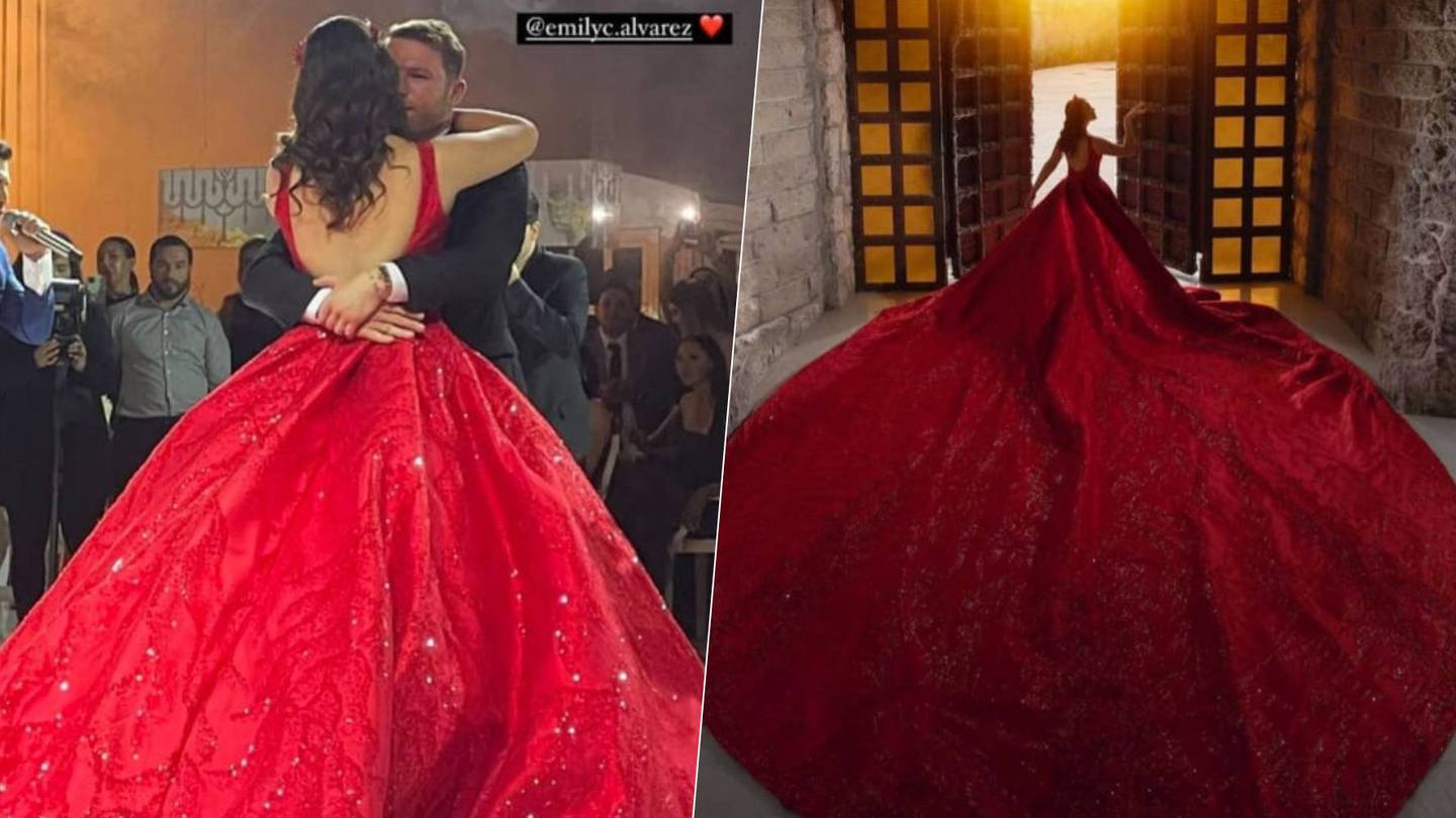 postre fotografía salir Quién diseñó el vestido de XV años de Emily, hija de 'Canelo' Álvarez? – El  Financiero