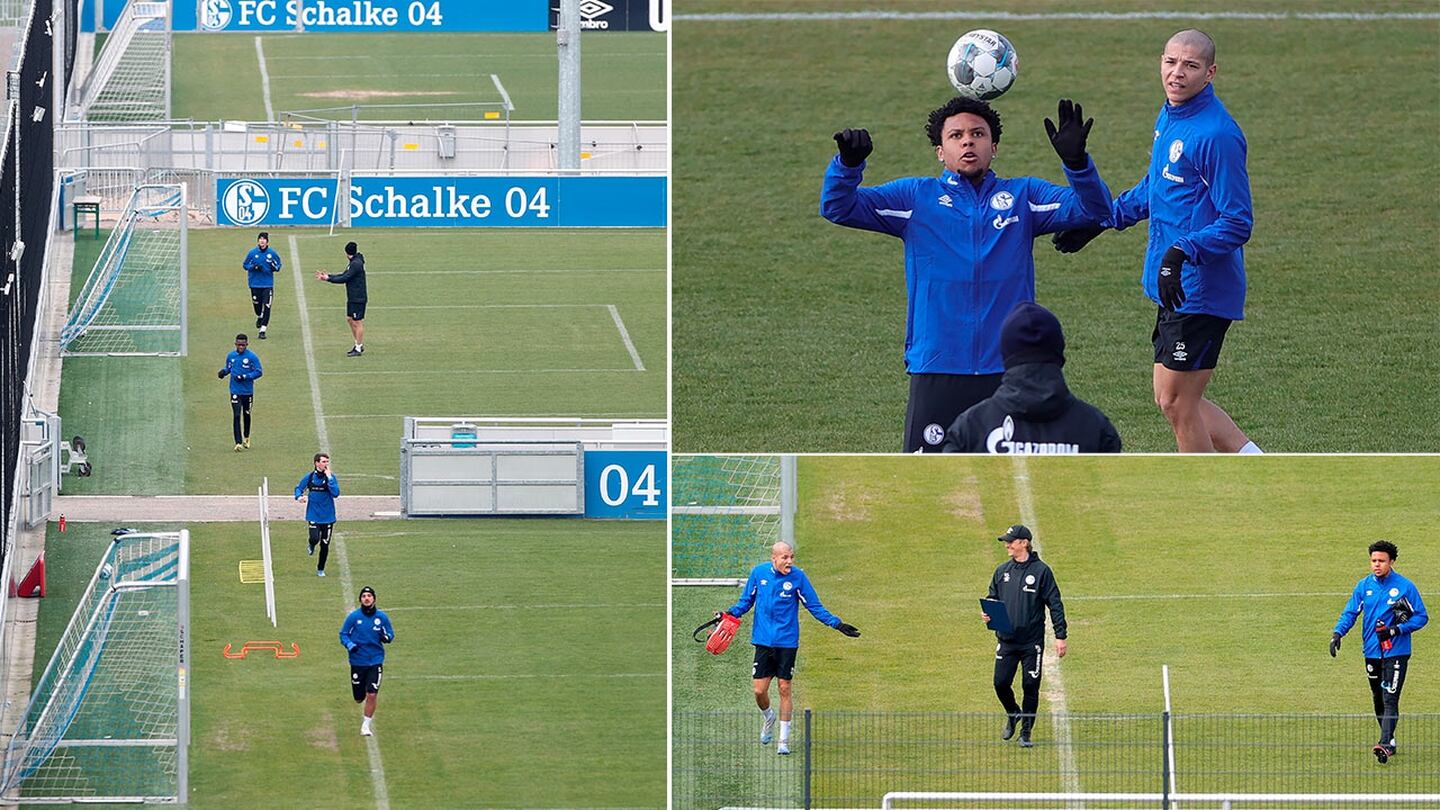 Schalke 04 regresó a los entrenamientos