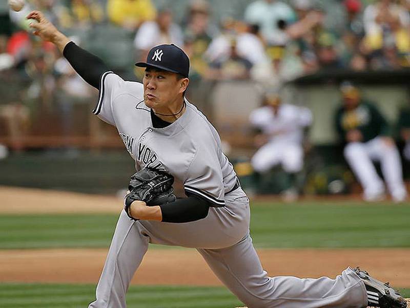 Tanaka lució en el triunfo de Yankees