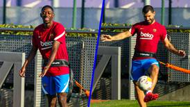Dembélé y ‘Kun’ Agüero, las novedades en el entrenamiento del Barcelona