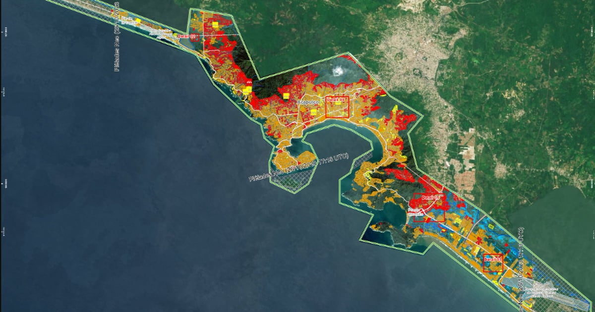 Mapa del desastre de Acapulco: ‘Otis’ deja más de 4 mil construcciones afectadas; la mayoría eran casas