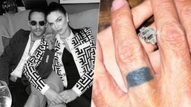 Igualito al de JLo: Esto costó el anillo que Marc Anthony dio a su prometida Nadia Ferreira