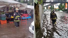 Inundaciones en CDMX: Lluvias dejan encharcamientos en zonas de la ciudad