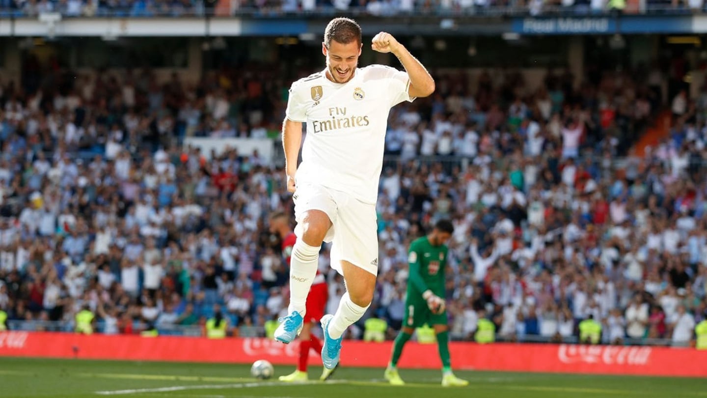 Primer gol oficial de Eden Hazard con el Real Madrid