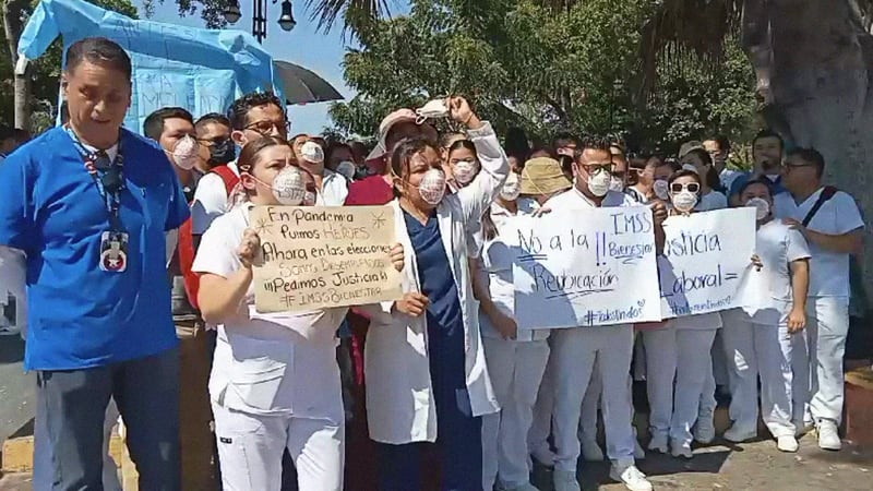 300 empleados del Insabi denunciaron que al terminar la pandemia de COVID-19 se quedaron sin empleo.