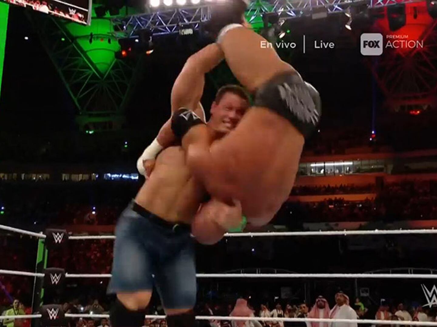 ¡John Cena y Triple H abrieron Greatest Royal Rumble con un combate para la historia!
