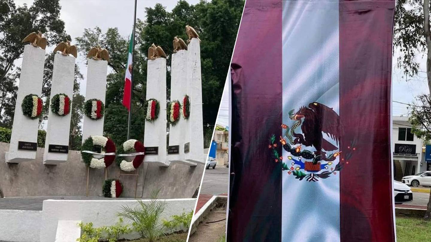 Gobierno de Nayarit modifica bandera mexicana con los colores de Morena –  El Financiero