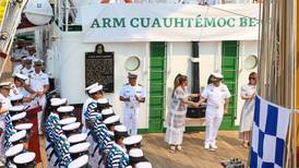 Asiste Evelyn Salgado a la ceremonia de zarpe del B.E. Cuauhtémoc del Crucero de Instrucción Tricontinental 2024