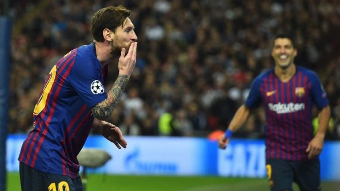 El peculiar festejo que Messi 'estrenó' ante Tottenham
