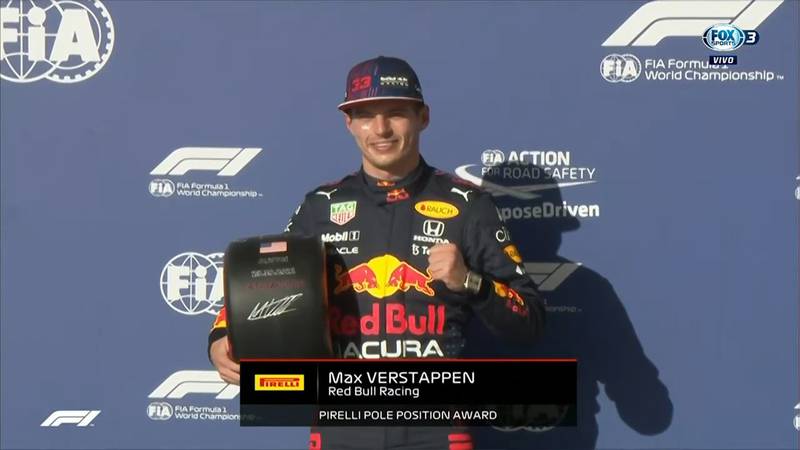 'Pole position' para Max Verstappen en el Gran Premio de los Estados Unidos