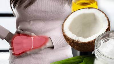 ¿Cuál es el efecto del aceite de coco en el hígado?