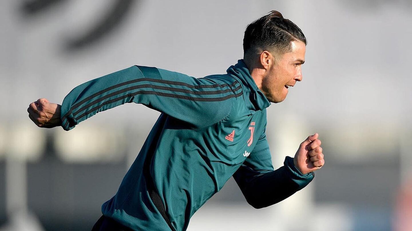 Cristiano Ronaldo regresó a los entrenamientos de Juventus