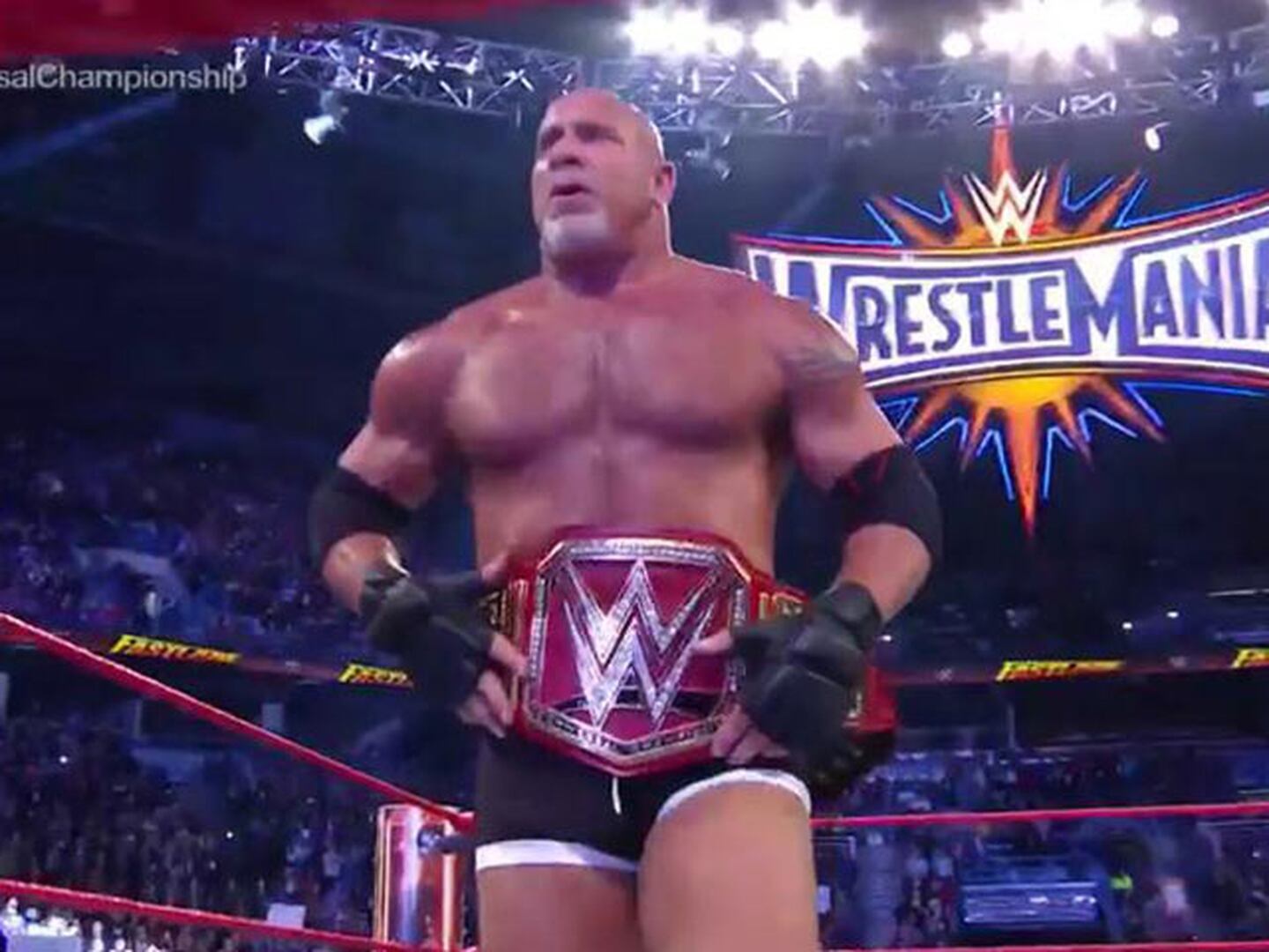 Goldberg llegará como campeón a Wrestlemania 33