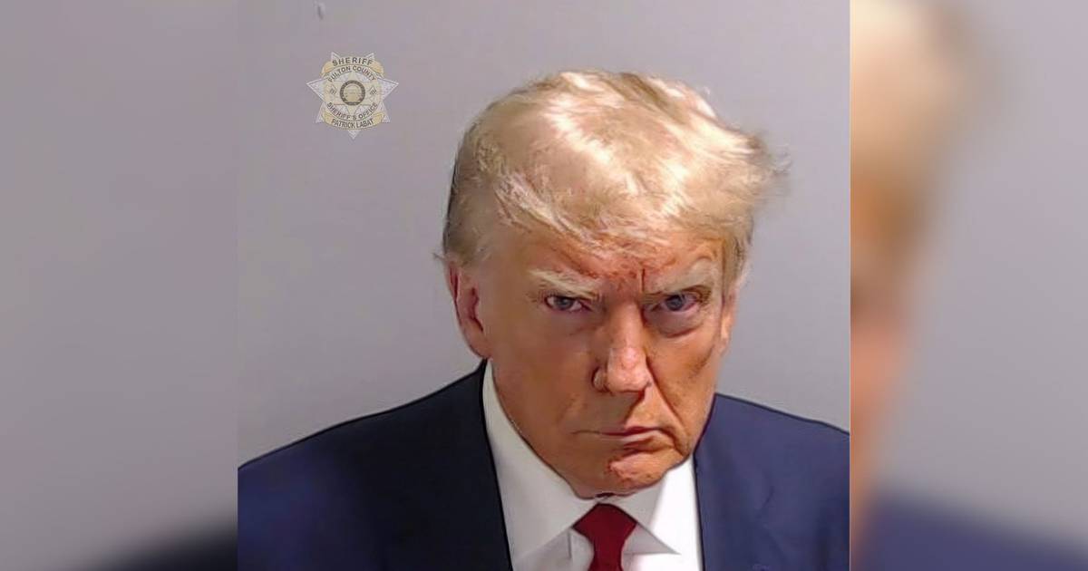 Foto pertama Donald Trump setelah menyerahkan diri di Penjara Fulton, Georgia – El Financiero