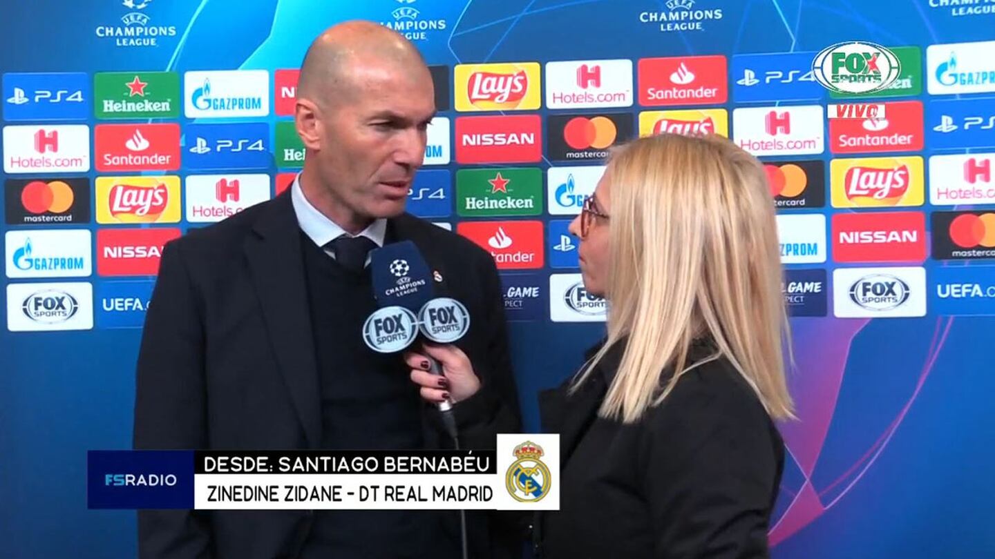 EXCLUSIVA con Zidane: 'En los últimos 10 minutos nos han matado'